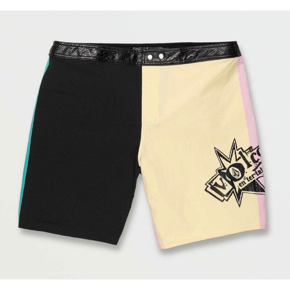 NWT Volcom Entertainment‎ Liberators Board Shorts Dawn Yellow Sz 33
